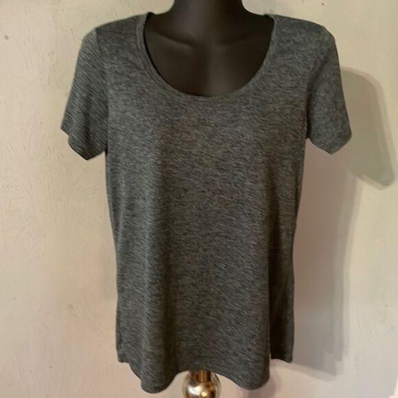 Small Nike dark gray short sleeve round neck oversized top shirt - Picture 1 of 12